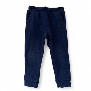 Navy Blue Cat & Jack 3T Boy Jogger Sweatpants Skinny Ankle Pockets Drawstring